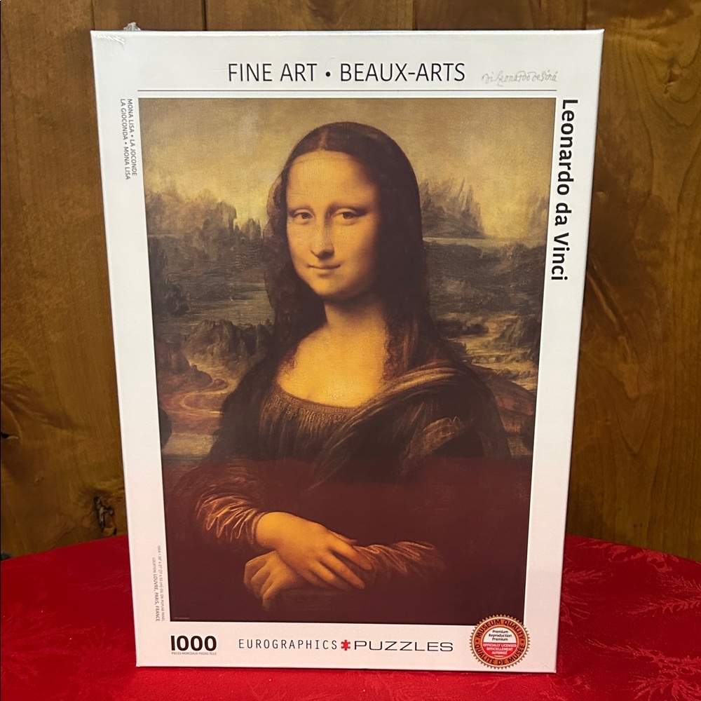 NIB Mona Lisa  1,000 Piece Puzzle By Eurographics